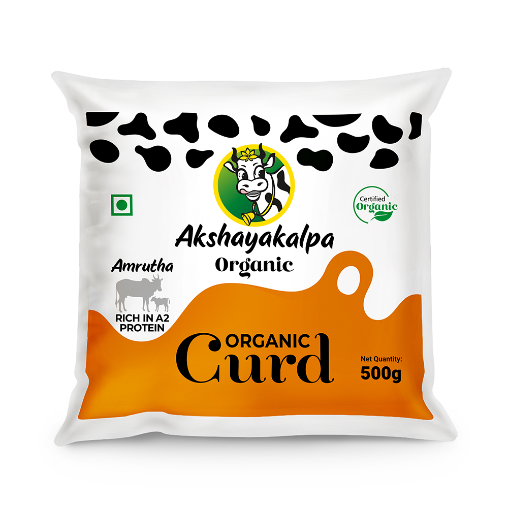 Akshayakalpa Amrutha - A2 Organic Curd, 500 grams