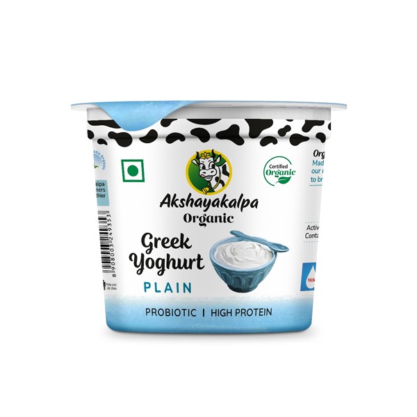 Akshayakalpa Organic Greek Yogurt - Natural