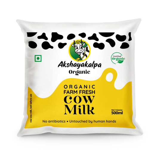 Akshayakalpa - Organic Farm Fresh Milk, 500 ml