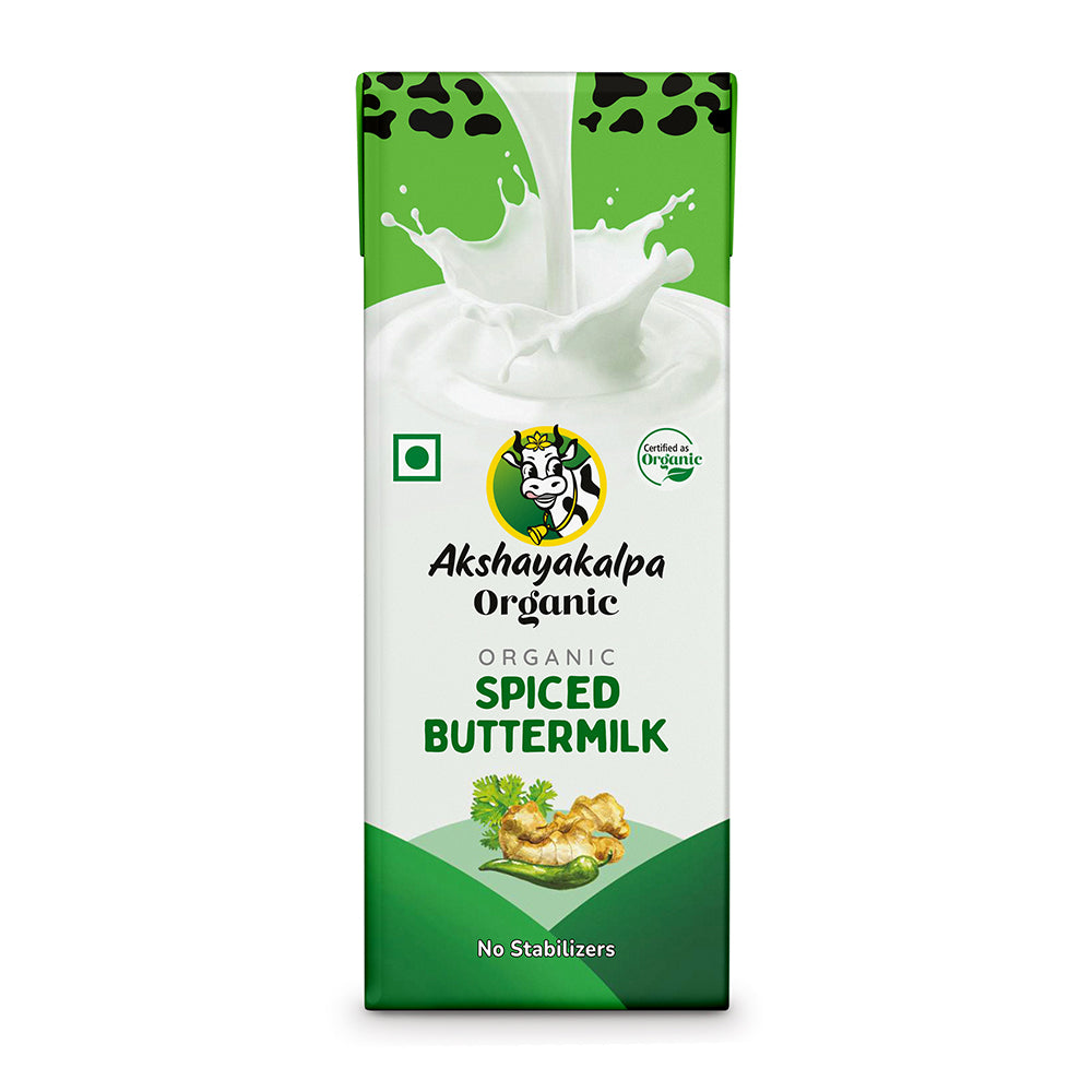 Akshayakalpa-Organic Buttermilk Spiced - UHT