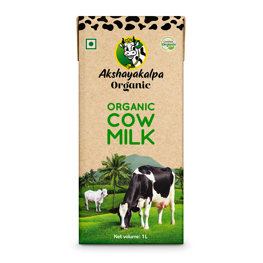 Akshayakalpa Organic Cow Milk - UHT