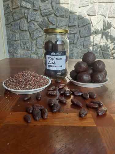Ragi-Cacao Laddus 250 gm